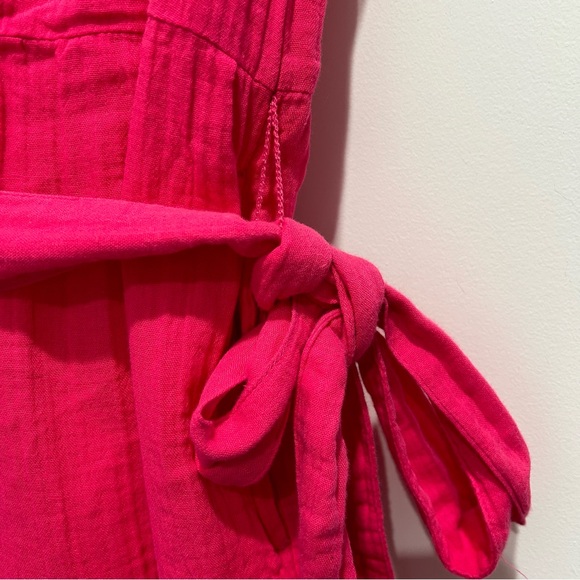 Gap Hot Pink Dress with flutter sleeves and pockets XS - Picture 6 of 6